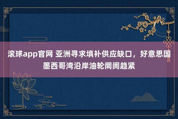 滚球app官网 亚洲寻求填补供应缺口，好意思国墨西哥湾沿岸油轮阛阓趋紧