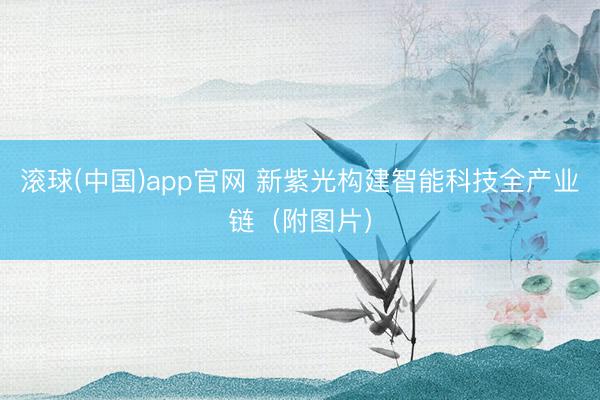 滚球(中国)app官网 新紫光构建智能科技全产业链（附图片）