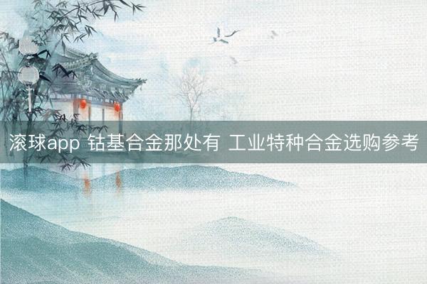 滚球app 钴基合金那处有 工业特种合金选购参考